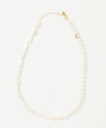 Preek | 【PREEK / プリーク】丸パール&棒パール HARF＆HARF NECKLACE(ハーフ＆ハーフネックレス)(ネックレス)