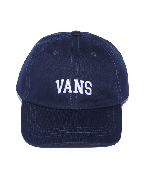 VANS(バンズ)の「VANS/ヴァンズ M VANS Arch Logo 6Panel cap カレッジロゴ ブランドロゴ 刺繍 キャップ(キャップ・メンズ・ネイビー/ワイン/ホワイト・FREE)」の2枚目の写真