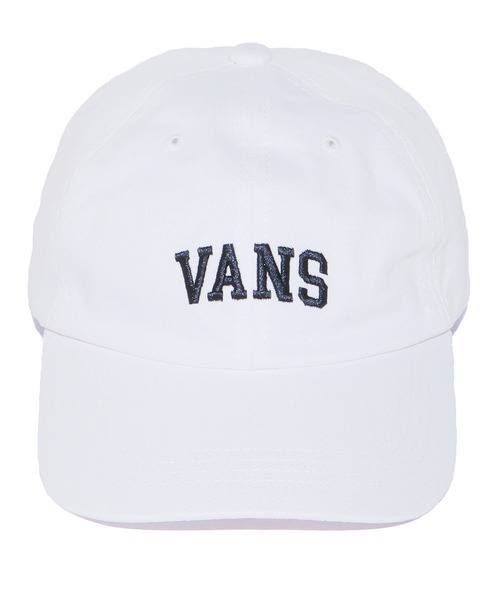 VANS(バンズ)の「VANS/ヴァンズ M VANS Arch Logo 6Panel cap カレッジロゴ ブランドロゴ 刺繍 キャップ(キャップ・メンズ・ネイビー/ワイン/ホワイト・FREE)」の1枚目の写真