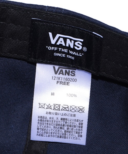 VANS(バンズ)の「VANS/ヴァンズ M VANS Arch Logo 6Panel cap カレッジロゴ ブランドロゴ 刺繍 キャップ(キャップ・メンズ・ネイビー/ワイン/ホワイト・FREE)」の11枚目の写真