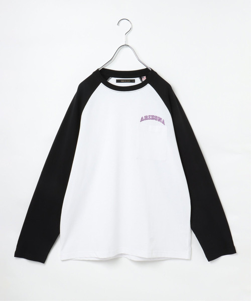 VENCEEXCHANGE(ヴァンスエクスチェンジ)の「ラグランポケットロンT(Tシャツ/カットソー・メンズ・ベージュ/グリーン/ブラック・M/L)」の11枚目の写真