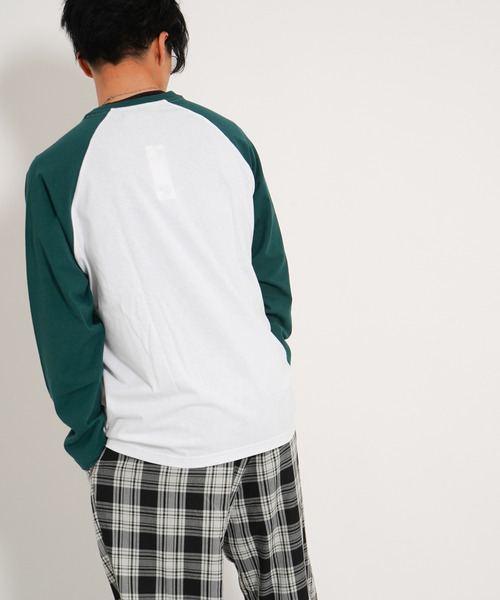 VENCEEXCHANGE(ヴァンスエクスチェンジ)の「ラグランポケットロンT(Tシャツ/カットソー・メンズ・ベージュ/グリーン/ブラック・M/L)」の9枚目の写真
