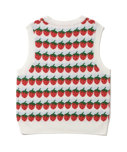 Levi's（リーバイス）の「ストロベリーニットベスト STRAWBERRIES（ベスト・レディース・マルチ・S/XS/M）」の9枚目の写真