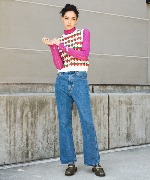 Levi's（リーバイス）の「ストロベリーニットベスト STRAWBERRIES（ベスト・レディース・マルチ・S/XS/M）」の11枚目の写真