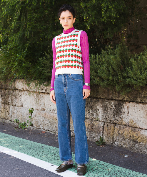 Levi's（リーバイス）の「ストロベリーニットベスト STRAWBERRIES（ベスト・レディース・マルチ・S/XS/M）」の12枚目の写真