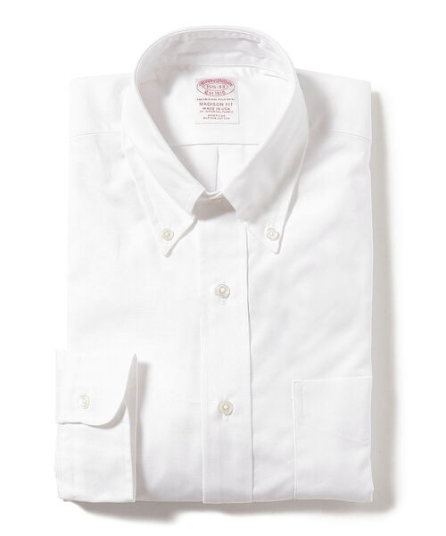 BROOKS BROTHERS（ブルックスブラザーズ）の「Brooks Brothers / MADISON FIT オックスフォード ボタンダウンシャツ（シャツ/ブラウス・メンズ・ホワイト・14.5/15 ）」の2枚目の写真