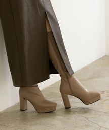 RANDA | ストレスフリー/ソフト ストレッチ ボリュームストームロングブーツ(ブーツ)