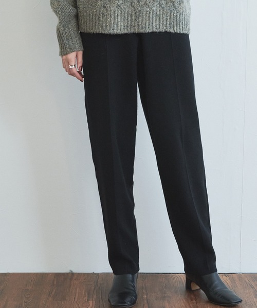 audrey and john wad（オードリーアンドジョンワッド）の「テーパードパンツ（その他パンツ・レディース・ブラウン/ブラック・マルチサイズ）」の2枚目の写真