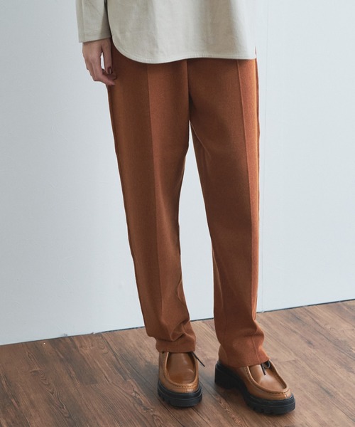 audrey and john wad（オードリーアンドジョンワッド）の「テーパードパンツ（その他パンツ・レディース・ブラウン/ブラック・マルチサイズ）」の6枚目の写真