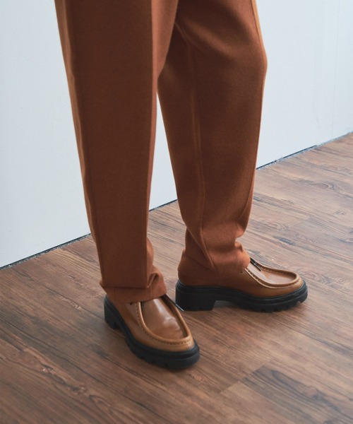 audrey and john wad（オードリーアンドジョンワッド）の「テーパードパンツ（その他パンツ・レディース・ブラウン/ブラック・マルチサイズ）」の8枚目の写真