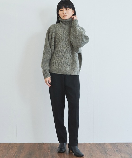 audrey and john wad（オードリーアンドジョンワッド）の「テーパードパンツ（その他パンツ・レディース・ブラウン/ブラック・マルチサイズ）」の15枚目の写真