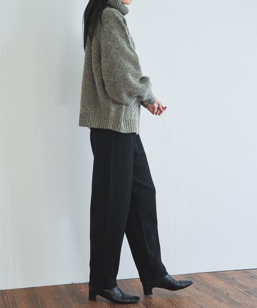 audrey and john wad（オードリーアンドジョンワッド）の「テーパードパンツ（その他パンツ・レディース・ブラウン/ブラック・マルチサイズ）」の17枚目の写真