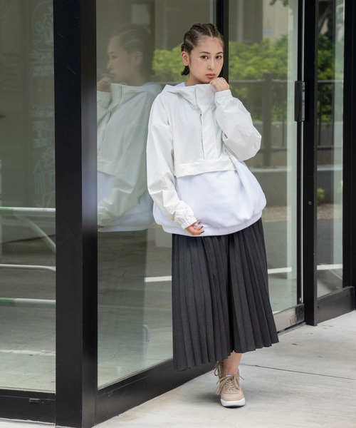 le coq sportif（ルコックスポルティフ）の「ポーラテックフリースアノラックジャケット（ブルゾン・レディース・ベージュ/ブラック/ホワイト・L/M/S/XL）」の16枚目の写真