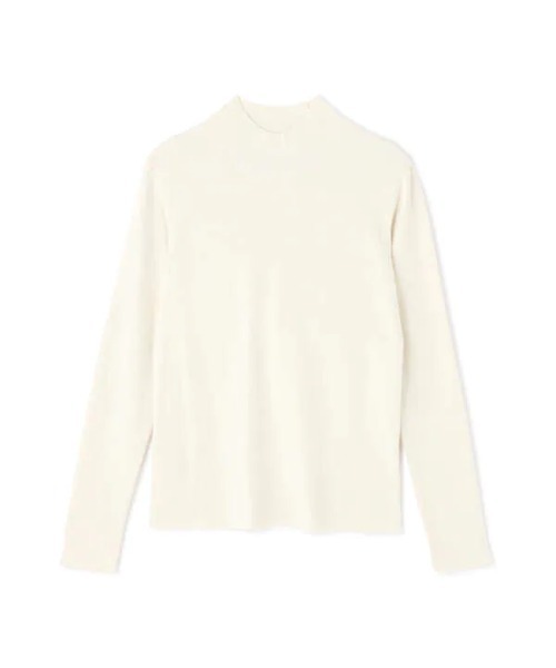 N.（N. Natural Beauty Basic）（エヌエヌナチュラルビューティーベーシック）の「◆総針ボトルネックニット（ニット/セーター・レディース・オフホワイト/ブラック/グリーン/パープル・MEDIUM）」の21枚目の写真