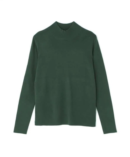 N.（N. Natural Beauty Basic）（エヌエヌナチュラルビューティーベーシック）の「◆総針ボトルネックニット（ニット/セーター・レディース・オフホワイト/ブラック/グリーン/パープル・MEDIUM）」の18枚目の写真