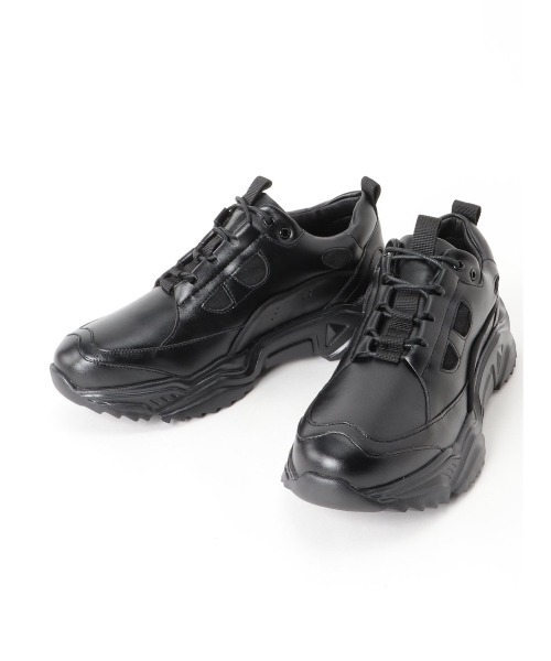 m.f.editorial（エムエフエディトリアル）の「エムエフエディトリアルメンズ/m.f.editorial：MEN ダッドスニーカー（スニーカー・メンズ・ブラック/ホワイト・LARGE/MEDIUM）」の2枚目の写真