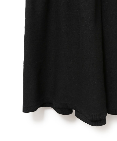 ADAM ET ROPE'(アダムエロペ)の「【WEB限定】フレアーニットワンピース(ワンピース・レディース・ブラック/チャコールグレー・FREE)」の20枚目の写真