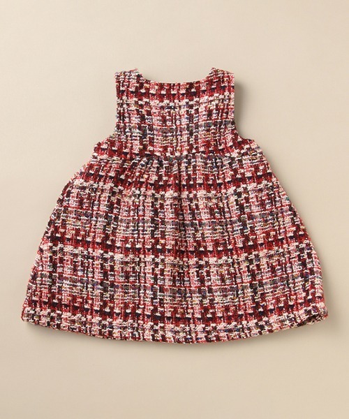 Love&Peace&Money（ラブアンドピースアンドマネー）の「チェックバルーンジャンパースカート（ジャンパースカート・キッズ・ネイビー/レッド・100cm/110cm/130cm/90cm/120cm/80ｃｍ）」の6枚目の写真