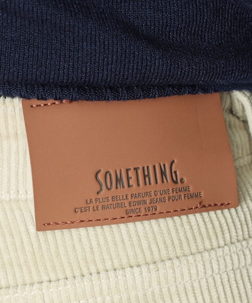SOMETHING(サムシング)の「SOMETHING LISA ワイドパンツ【コーデュロイ】(その他パンツ・レディース・ブラック/ベージュ/パープル/チャコール・28/29/27/26)」の13枚目の写真