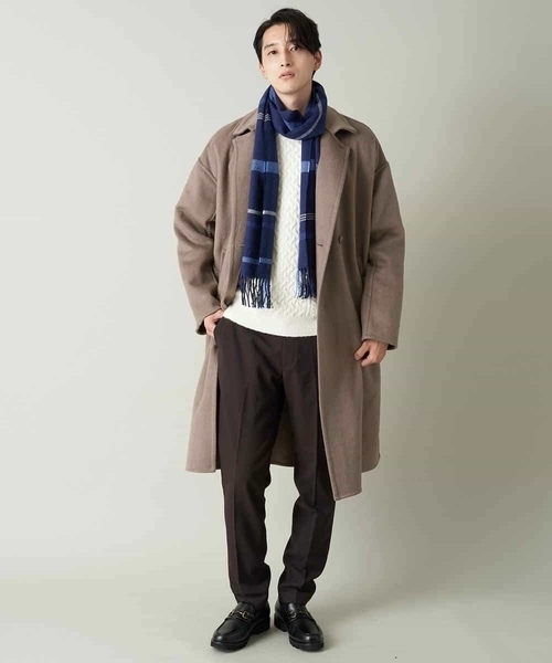 a.v.v（アーヴェヴェ）の「【オンオフ兼用】美脚ストレッチ裏起毛スマートスラックス[WEB限定サイズ]（スラックス・メンズ・ネイビー/ブラウン/チャコールグレー・44/46/50/52/48）」の18枚目の写真