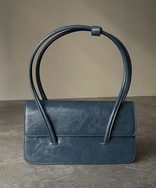 Riberry（リベリー）の「ロングスクエアショルダーバッグ（ハンドバッグ・レディース・ホワイト/ブラック/ブルー/グリーン・FREE）」の12枚目の写真