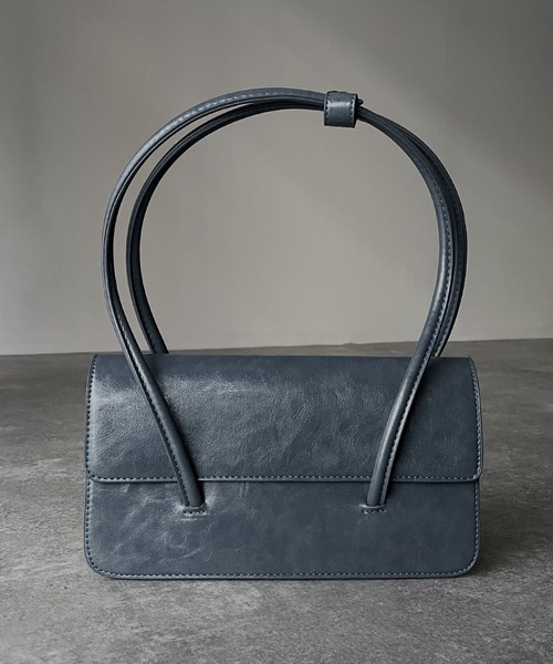 Riberry（リベリー）の「ロングスクエアショルダーバッグ（ハンドバッグ・レディース・ホワイト/ブラック/ブルー/グリーン・FREE）」の15枚目の写真