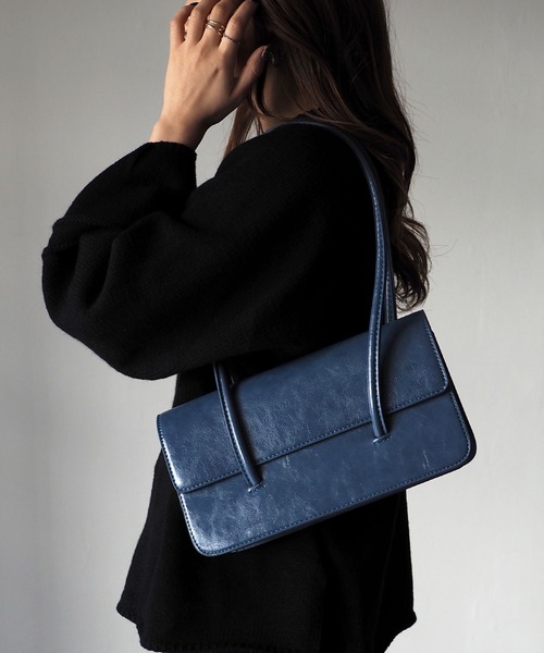 Riberry（リベリー）の「ロングスクエアショルダーバッグ（ハンドバッグ・レディース・ホワイト/ブラック/ブルー/グリーン・FREE）」の18枚目の写真