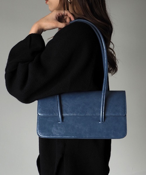 Riberry（リベリー）の「ロングスクエアショルダーバッグ（ハンドバッグ・レディース・ホワイト/ブラック/ブルー/グリーン・FREE）」の19枚目の写真