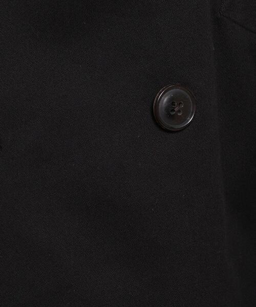 40ｃｔ＆525（フォーティーカラッツアンドゴーニーゴ）の「スウェードチノストレッチ トレンチコート（トレンチコート・メンズ・ブラック/キャメル・03/02）」の6枚目の写真