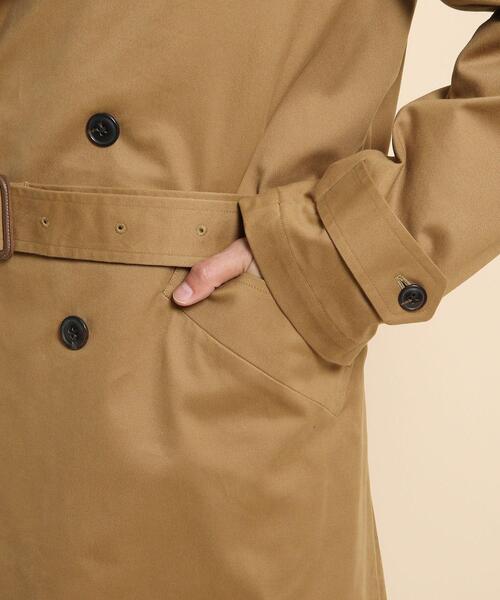 40ｃｔ＆525（フォーティーカラッツアンドゴーニーゴ）の「スウェードチノストレッチ トレンチコート（トレンチコート・メンズ・ブラック/キャメル・03/02）」の14枚目の写真