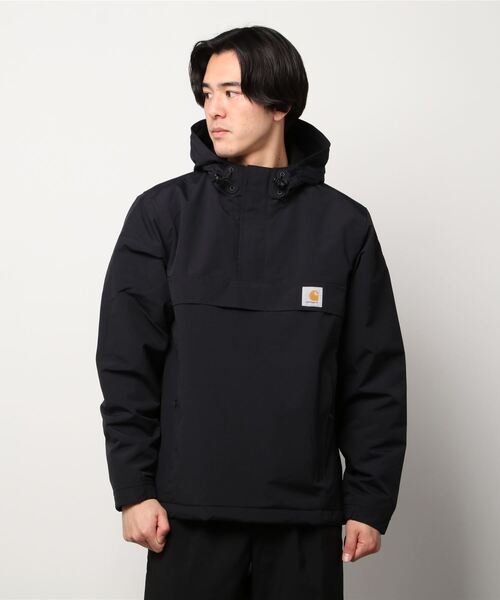 Carhartt WIP(カーハートダブリューアイピー)の「NIMBUS PULLOVER(ナイロンジャケット・メンズ・ダークグレー/ブラック/グリーン・LARGE/MEDIUM/X-LARGE/SMALL)」の2枚目の写真