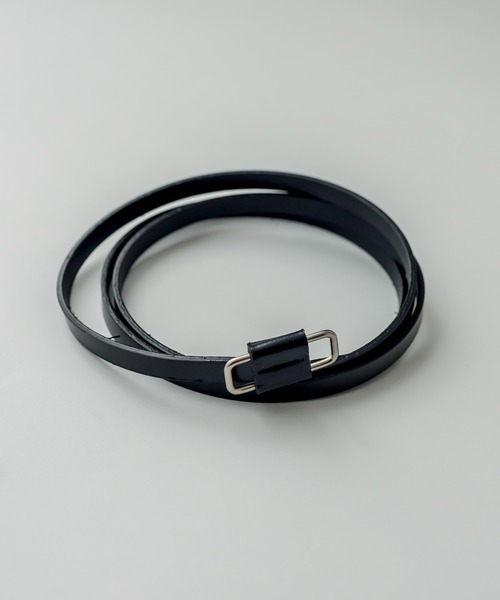 mystic（ミスティック）の「細ベルト（ベルト・レディース・ブラック/アイボリー・ONE SIZE）」の5枚目の写真
