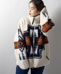 PENDLETON | 【PENDLETON/ペンドルトン】Boa Stand Zip Blouson ボアフリースブルゾン(ブルゾン)