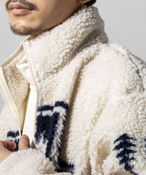 PENDLETON（ペンドルトン）の「【PENDLETON/ペンドルトン】Boa Stand Zip Blouson ボアフリースブルゾン（ブルゾン・メンズ・アイボリー/ブラック系その他/キャメル/ブラック系その他2・MEDIUM/LARGE）」の14枚目の写真