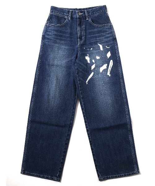 RADIO EVA（ラヂオエヴァ）の「RADIO EVA 751 YAMIYO WIDE DENIM（デニムパンツ・メンズ・インディゴブルー/グレー/ライトインディゴブルー・SMALL/LARGE/X-LARGE/MEDIUM）」の4枚目の写真