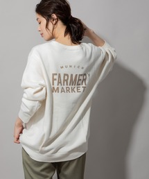 Munich | バイオウォッシュフレンチテリー　バックプリントスウェット(スウェット)
