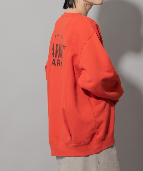 Munich（ミューニック）の「フレンチテリーバックプリントスウェット（スウェット・レディース・レッド/ライトグリーン/アイボリー・FREE）」の10枚目の写真