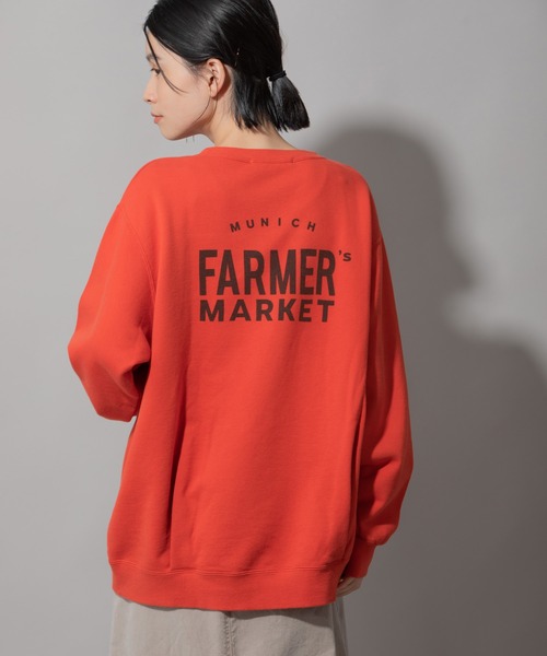 Munich（ミューニック）の「フレンチテリーバックプリントスウェット（スウェット・レディース・レッド/ライトグリーン/アイボリー・FREE）」の11枚目の写真