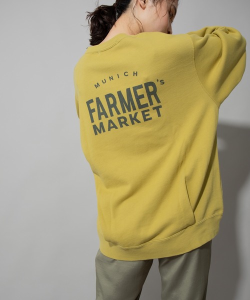 Munich（ミューニック）の「フレンチテリーバックプリントスウェット（スウェット・レディース・レッド/ライトグリーン/アイボリー・FREE）」の19枚目の写真