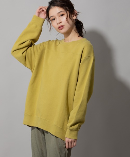 Munich（ミューニック）の「フレンチテリーバックプリントスウェット（スウェット・レディース・レッド/ライトグリーン/アイボリー・FREE）」の17枚目の写真