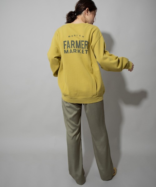 Munich（ミューニック）の「フレンチテリーバックプリントスウェット（スウェット・レディース・レッド/ライトグリーン/アイボリー・FREE）」の14枚目の写真