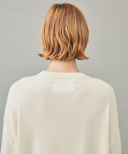city（シティ）の「スクエアパターンプルオーバーニット/SQUARE PATTERN KNIT PO（ニット/セーター・メンズ・ホワイト/ブラック・1/2/3）」の20枚目の写真