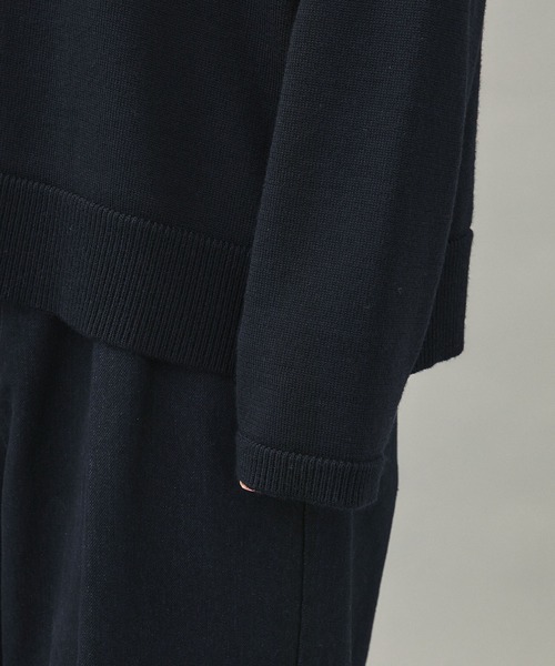 city（シティ）の「スクエアパターンプルオーバーニット/SQUARE PATTERN KNIT PO（ニット/セーター・メンズ・ホワイト/ブラック・1/2/3）」の11枚目の写真