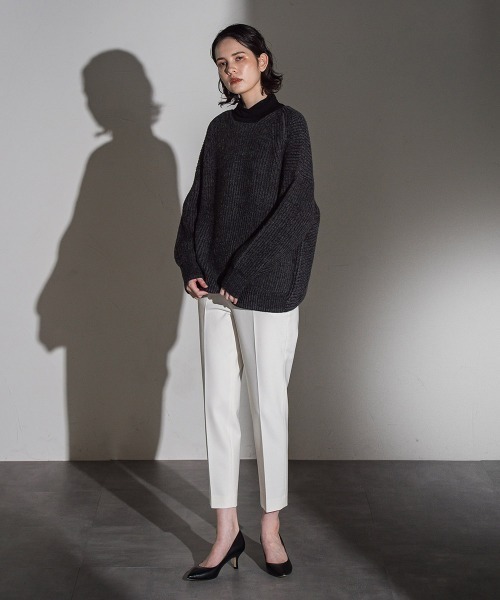 la.f…（ラエフ）の「【大きいサイズ】前後2WAY クロスニット《手洗い