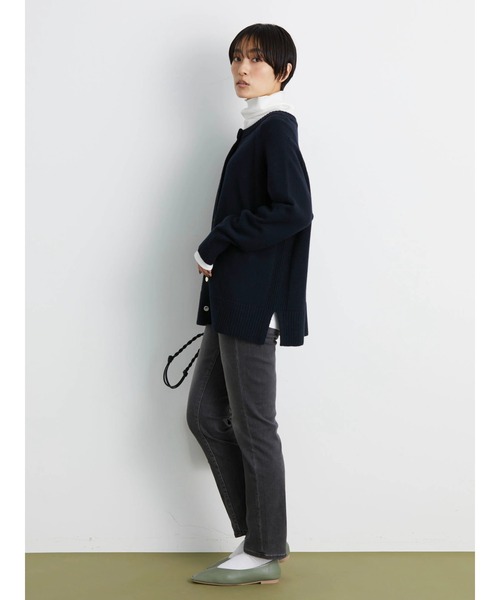 AMERICAN HOLIC（アメリカンホリック）の「2WAYラグランニットカーディガン（カーディガン/ボレロ・レディース・レッド/ネイビー・FREE）」の3枚目の写真