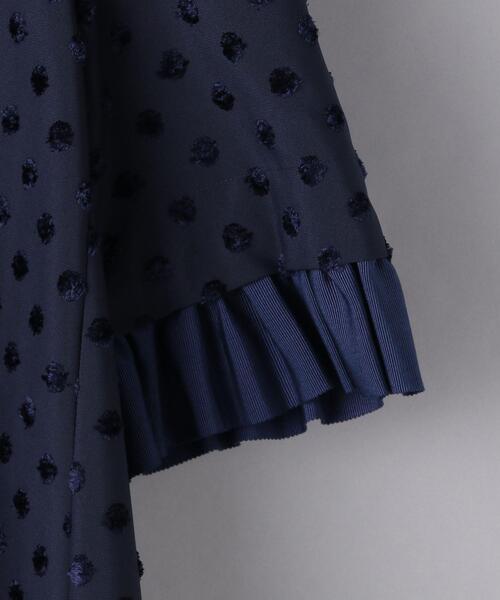 MUVEIL(ミュベール)の「<MUVEIL(ミュベール)>ドット ジャカード ブラウス ■■■(シャツ/ブラウス・レディース・ベージュ/ネイビー・36)」の5枚目の写真