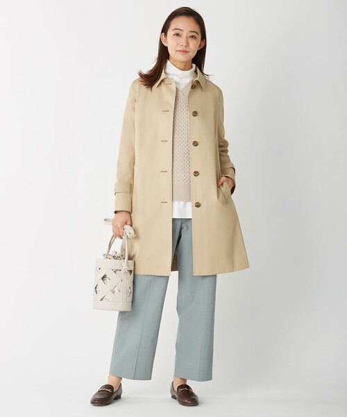 J.PRESS Ladies(J.プレス レディス)の「【洗える】リランチェツイル ストレート パンツ(その他パンツ・レディース・アイボリー系/カーキ系/スモーキーグリーン系/ネイビー系・S/XS/XXS)」の14枚目の写真