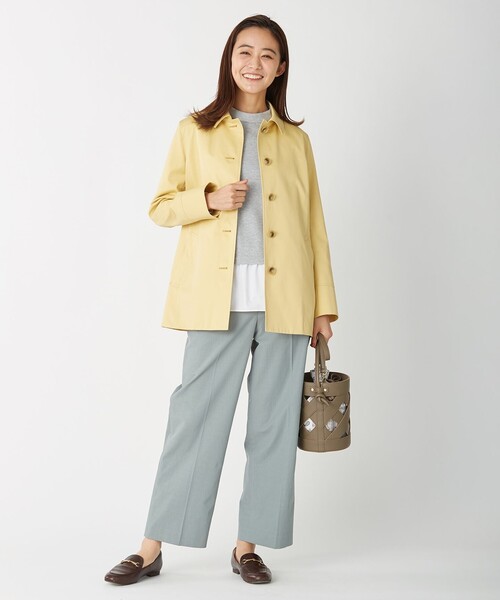 J.PRESS Ladies(J.プレス レディス)の「【洗える】リランチェツイル ストレート パンツ(その他パンツ・レディース・アイボリー系/カーキ系/スモーキーグリーン系/ネイビー系・S/XS/XXS)」の17枚目の写真