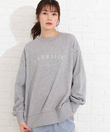 ◆【S-LL/USAコットン】ロゴスウェット