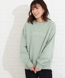 SHOO・LA・RUE | 【S-LL/USAコットン】春カラーロゴスウェット(スウェット)